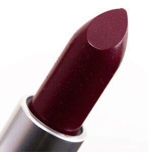 MAC Amplified Crème Lipstick Dark Side Dark Red Burgundy New in Box